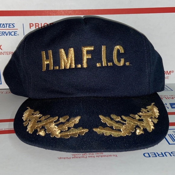 Atlas Other - Novelty Captain hat HMFIC snapback Hat Cap vintage